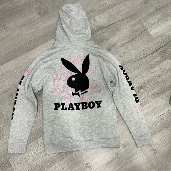 Sweatshirt Antisocial Club Playboy Clothing Anti Social Social